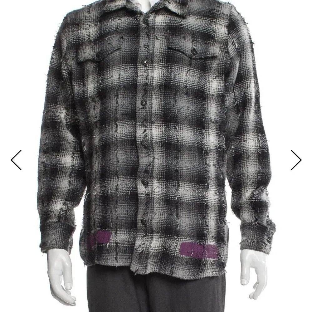 Off-White 2018 Flannel Trucker Jacket - Picture 2 of 5